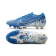 Nike Botas de fútbol Mercurial Vapor 13 Elite AG-Pro Azul Blanco