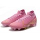 Nike Botas de Fútbol Mercurial Superfly VII Elite FG Rosa Oro