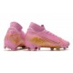 Nike Botas de Fútbol Mercurial Superfly VII Elite FG Rosa Oro