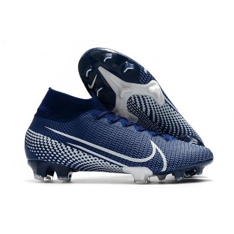 Nike Mercurial Superfly VII Elite FG Azul Blanco