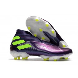 adidas Nemeziz 19+ FG Zapatillas de Fútbol Violet Verde