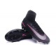 Botas de Fútbol Nike Mercurial Superfly V FG Negro Rosa
