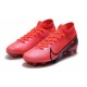 Nike Botas de Fútbol Mercurial Superfly VII Elite FG Láser Crimson Negro