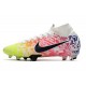 Nike Mercurial Superfly VII Elite FG Neymar Blanco Negro Azul Racer Volt