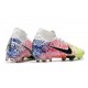 Nike Mercurial Superfly VII Elite FG Neymar Blanco Negro Azul Racer Volt