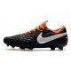 Botas de fútbol Nike Tiempo Legend VIII Elite FG Negro Blanco Naranja