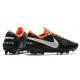 Botas de fútbol Nike Tiempo Legend VIII Elite FG Negro Blanco Naranja