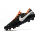 Botas de fútbol Nike Tiempo Legend VIII Elite FG Negro Blanco Naranja