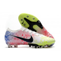 Nike Neymar Mercurial Vapor 13 Elite AG-Pro Blanco Negro Azul Racer Volt