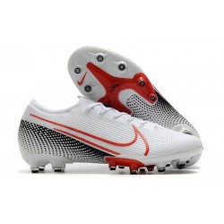 Nike Botas Mercurial Vapor 13 Elite AG-Pro Blanco Láser Crimson
