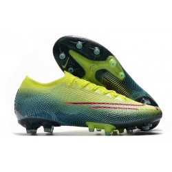 Nike Botas Mercurial Vapor 13 Elite AG-Pro Lemon Venom Negro Verde