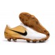 Botas de Fútbol de Phantom Venom Elite FG Nike Blanco Oro Negro