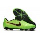 Botas de Fútbol de Phantom Venom Elite FG Nike Verde Strike Negro