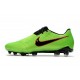 Botas de Fútbol de Phantom Venom Elite FG Nike Verde Strike Negro