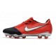 Botas de Fútbol de Phantom Venom Elite FG Nike Láser Crimson Plata Negro