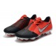 Botas de Fútbol de Phantom Venom Elite FG Nike Láser Crimson Plata Negro