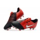Botas de Fútbol de Phantom Venom Elite FG Nike Láser Crimson Plata Negro