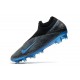 Botas 2020 Nike Phantom VSN 2 Elite DF FG -Negro Azul Láser Antracita