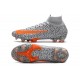 Nike Mercurial Superfly 7 CR7 Elite FG Blanco Total Naranja Negro