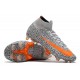 Nike Mercurial Superfly 7 CR7 Elite FG Blanco Total Naranja Negro