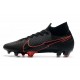 Zapatos Nike Mercurial Superfly 7 Elite FG Negro Rosso