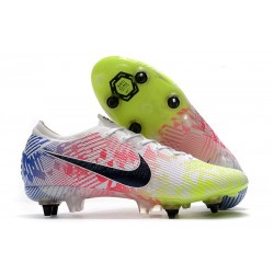 Nike Mercurial Vapor 13 Elite SG Neymar Blanco Negro Azul Racer Volt