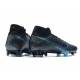 Zapatos Nike Mercurial Superfly 7 Elite FG Negro Azul