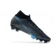 Zapatos Nike Mercurial Superfly 7 Elite FG Negro Azul