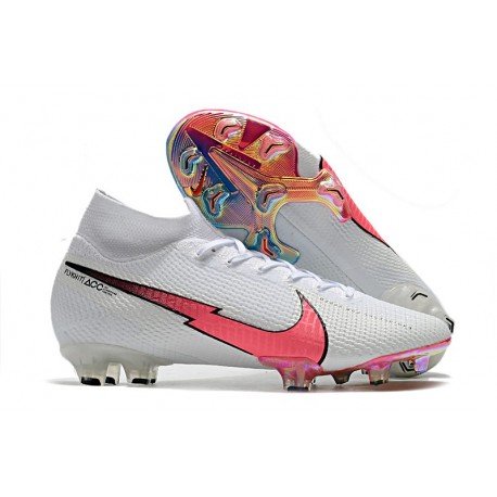 Zapatos Nike Mercurial Superfly 7 Elite FG Blanco Rojo Azul
