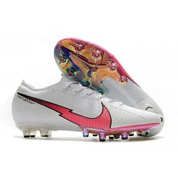 Nike Botas de fútbol Mercurial Vapor 13 Elite AG-Pro Blanco Rojo Azul