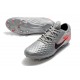 Nike Zapatillas Tiempo Legend 8 Elite FG Gris Negro Rojo