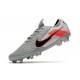 Nike Zapatillas Tiempo Legend 8 Elite FG Gris Negro Rojo