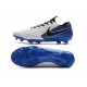 Nike Zapatillas Tiempo Legend 8 Elite FG Blanco Negro Azul