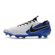 Nike Zapatillas Tiempo Legend 8 Elite FG Blanco Negro Azul