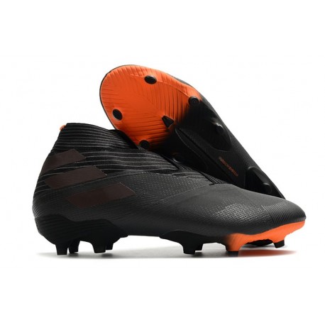 adidas Nemeziz 19+ FG Zapatillas de Fútbol Negro Naranja Señal