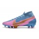 Nike Mercurial Superfly VII Elite DF FG - Azul Rosa Oro