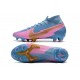 Nike Mercurial Superfly VII Elite DF FG - Azul Rosa Oro