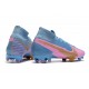 Nike Mercurial Superfly VII Elite DF FG - Azul Rosa Oro