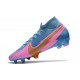 Nike Mercurial Superfly VII Elite DF FG - Azul Rosa Oro