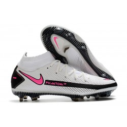 Botas de Fútbol Nike Phantom GT Elite Dynamic Fit FG Blanco Rosa Negro