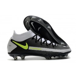Botas Fútbol Nike Phantom GT Elite Dynamic Fit FG Negro Gris Amarillo 