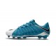Botas de fútbol de hombre Nike Hypervenom Phantom FG Azul Blanco