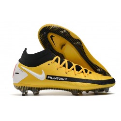 Zapatillas de Fútbol Nike Phantom GT Elite DF FG Amarillo Negro Blanco