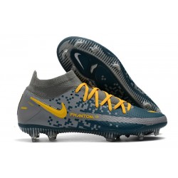 Zapatillas de Fútbol Nike Phantom GT Elite DF FG Armada Grigio Amarillo