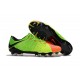 Botas de fútbol de hombre Nike Hypervenom Phantom FG Verde Naranja