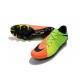 Botas de fútbol de hombre Nike Hypervenom Phantom FG Verde Naranja