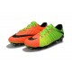 Botas de fútbol de hombre Nike Hypervenom Phantom FG Verde Naranja