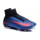 Botas de Fútbol Nike Mercurial Superfly V FG Azul Rojo