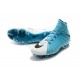 Botas de fútbol de hombre Hypervenom Phantom III Dynamic Fit FG Nike - Azul Blanco