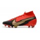 Nike Mercurial Superfly 7 Elite DF FG Rojo Negro Oro